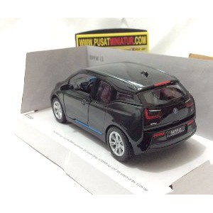 Promo BMW i3  HITAM    SKALA 1 36   KINSMART  DIECAST MINIATUR  Limited