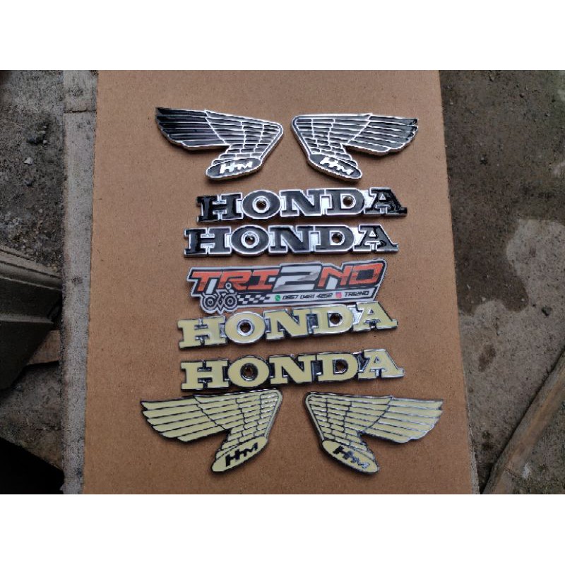emblem Honda cb100 emblem tangki logo tangki cb100