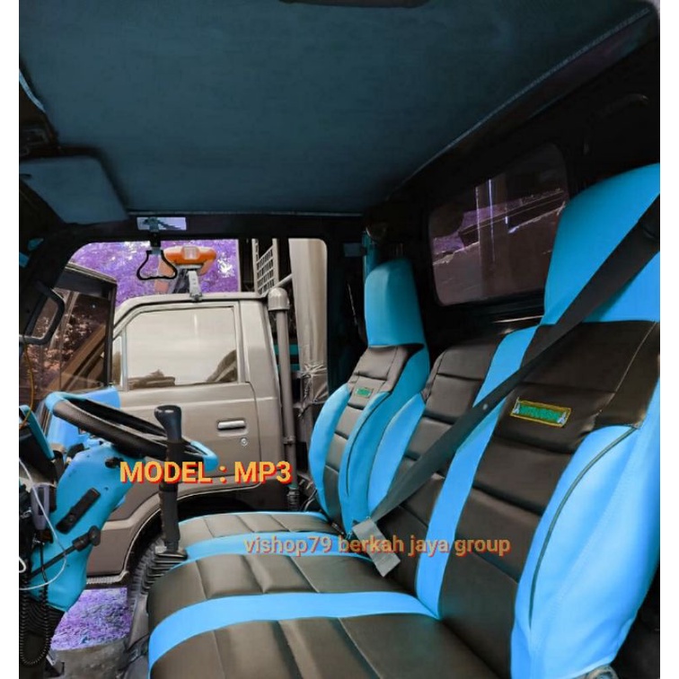 kulit jok mobil truk Mitsubishi canter bungkus jok cover jok truk ragasa umplung Dyna hino Dutro Hin