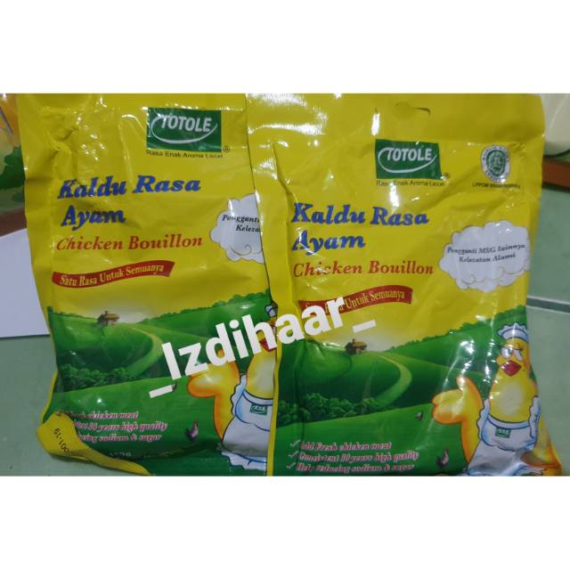 

Totole Kaldu Ayam 100gr Paket Hemat 2pcs