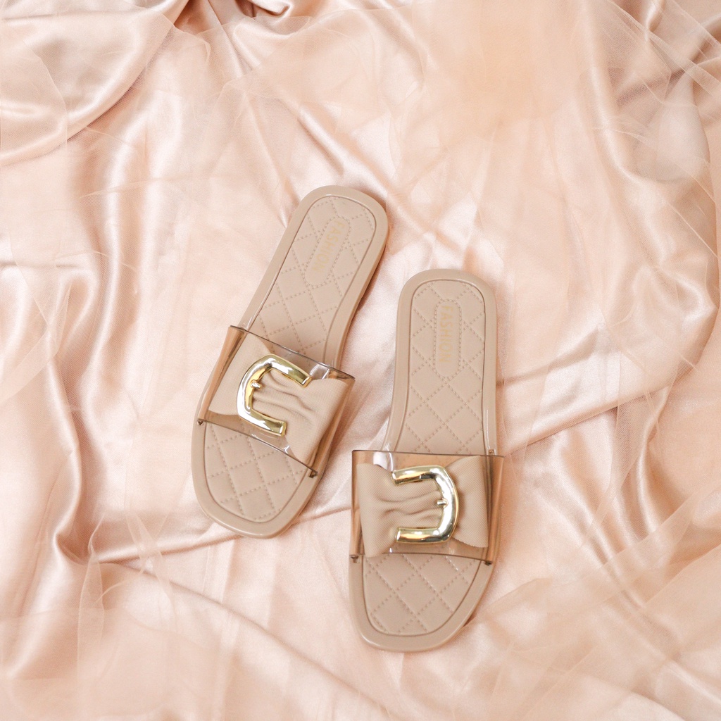 Alara Sandal Selop Wanita Slip On Teplek - Demorin