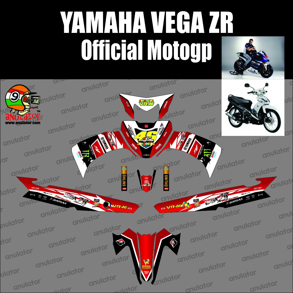 Harga Stiker Motor Vega Zr | Cutting Sticker