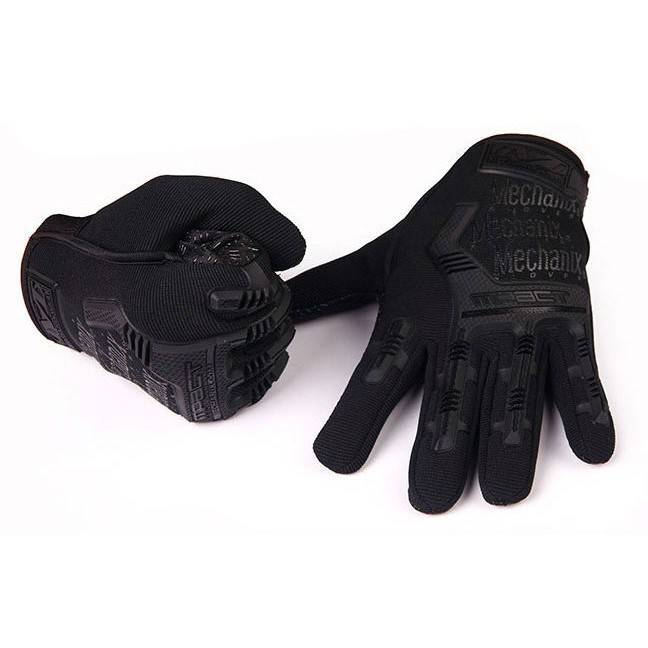 YGRETTE - TaffSPORT Sarung Tangan XT07 Motor Tactical Mechanix Off Road - XT07 - Black