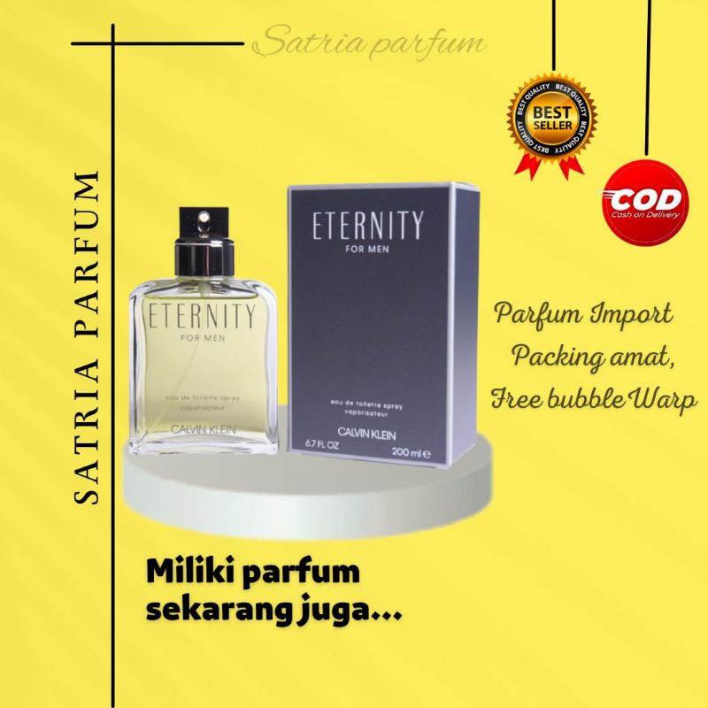 PARFUM PRIA ETERNITY FOR MEN 100ML ORIGINAL IMPOR