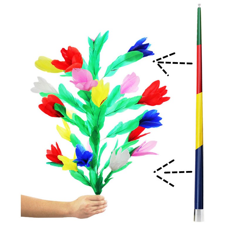 Sulap Tongkat Jadi Bunga - Multi-Color