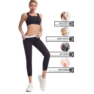 Celana Sauna Pembakar Lemak Wanita Original Sweat Pants Leging Pelangsing dan Pembakar Lemak Perut