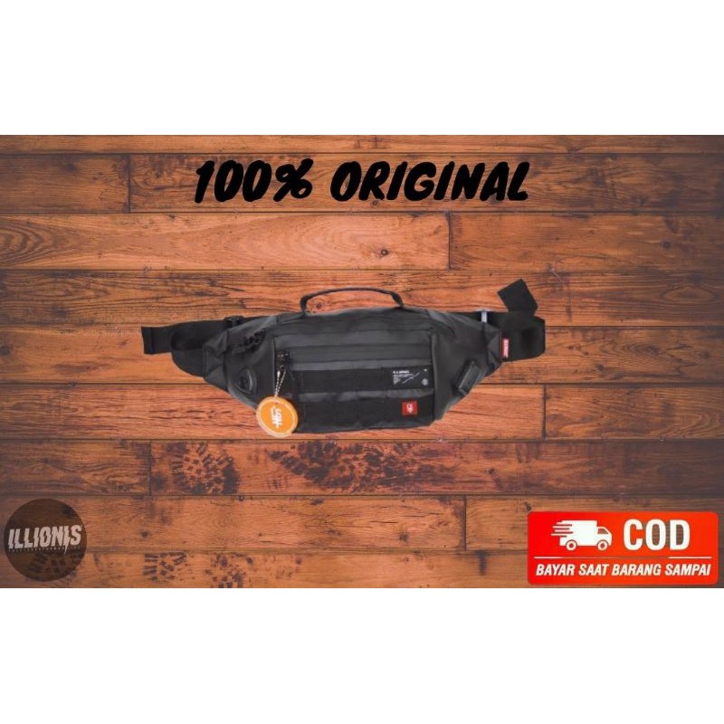 WAIST BAG PRIA ILLINOIS (TAS SELEMPANG) -ORIGINAL-ILLIONIS REBEL INDONESIA