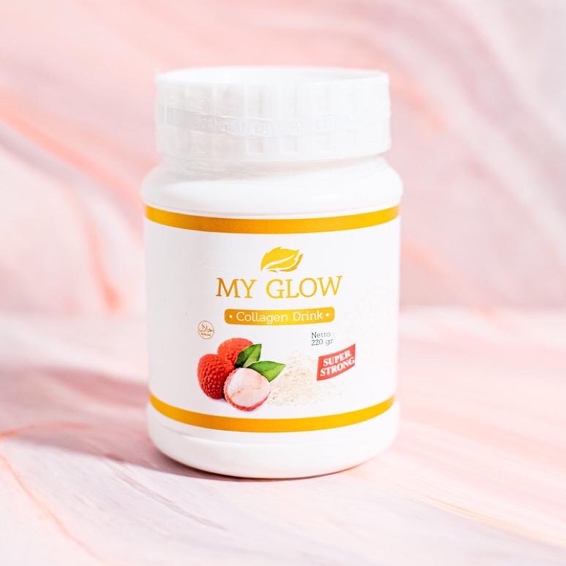 2 Botol My Glow minuman collagen new segel