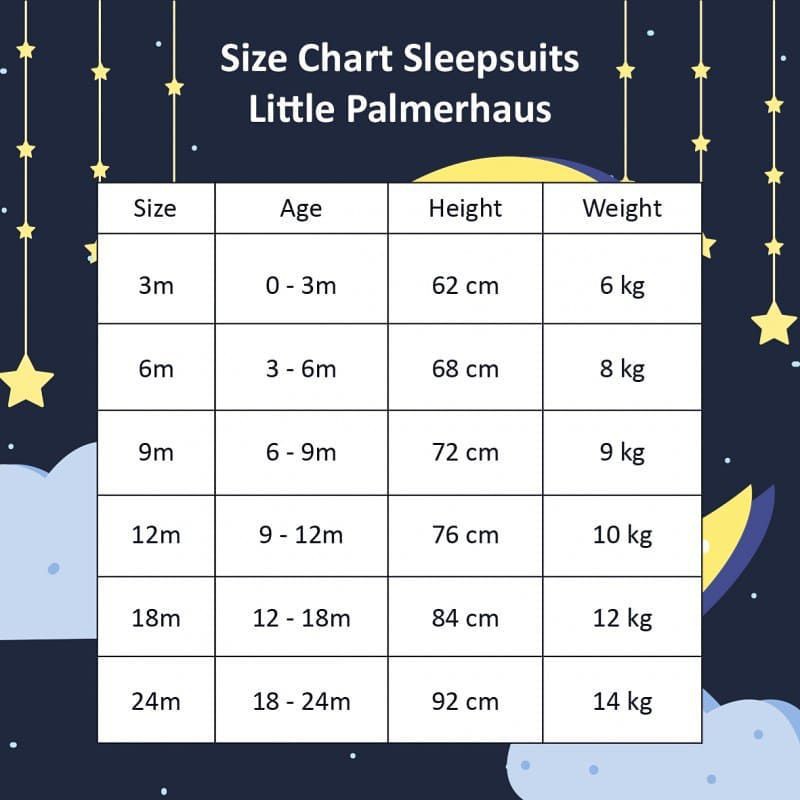 Little PalmerHaus Baby Sleepsuit 12m / 18m / 24m