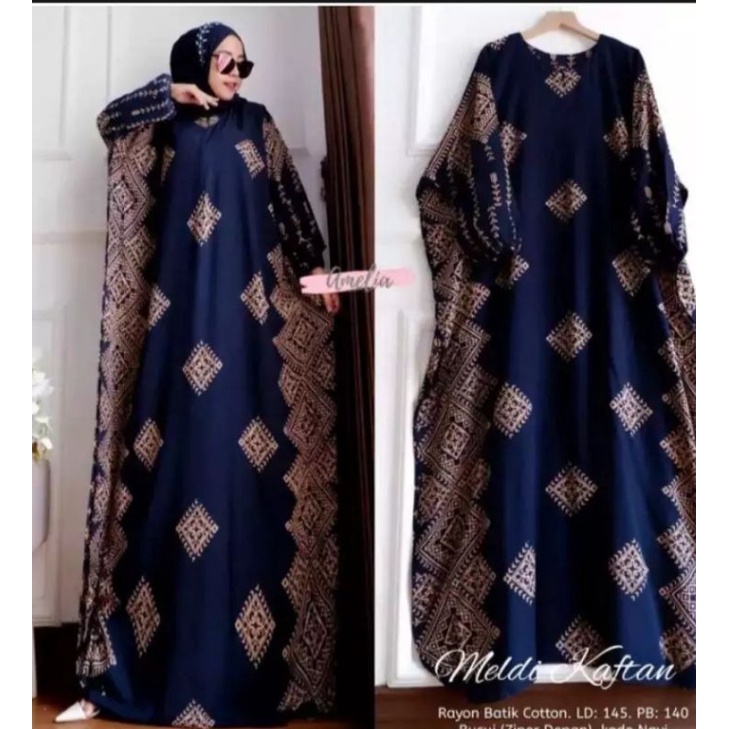 KAFTAN MELDI KAFTAN SUPER JUMBO LD 140 DASTER LOWO