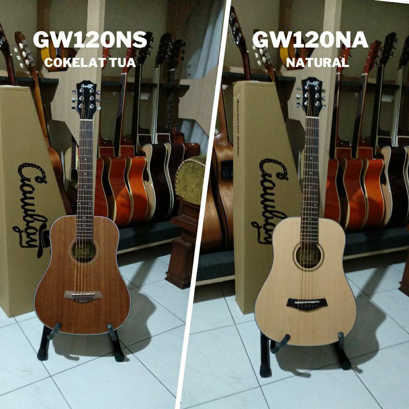 Gitar Akustik Cowboy Original Ukuran 3/4 type GW120 Murah Senar String-2