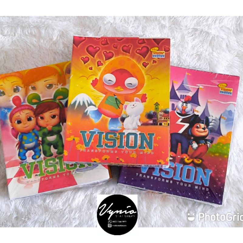 

Buku Tulis/ Buku Tulis Sekolah/ Buku Tulis 1 Pack/ Buku Tulis Vision 32 Lembar/ Buku Tulis Vision1 Pak Murah