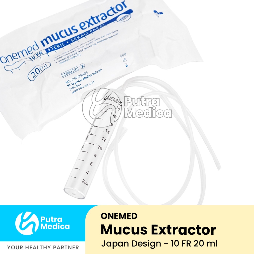Onemed Mucus Extractor - 1 Pc / Muccus / Slym / Slem / Penyedot Penghisap Lendir Bayi / Delee Suction Silicon