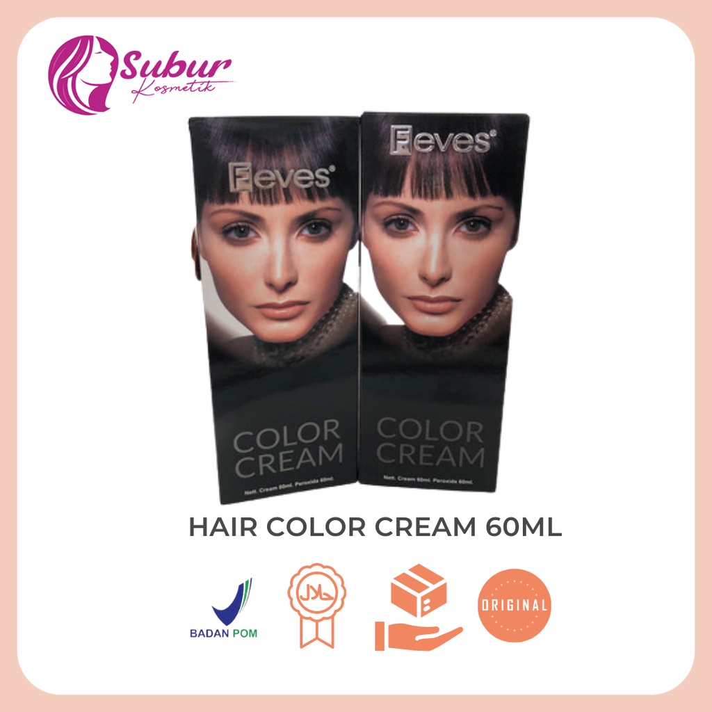 Feves Hair Color Cream 60ml