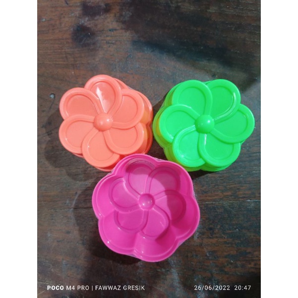 Cetakan Puding Bunga Jasmine Jumbo 9cm / Cetakkan Bolu Kukus Bunga Jasmine Jumbo 9 cm