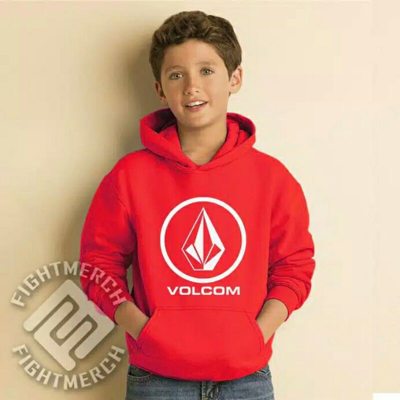 jaket sweater hoodie anak volcom - tc