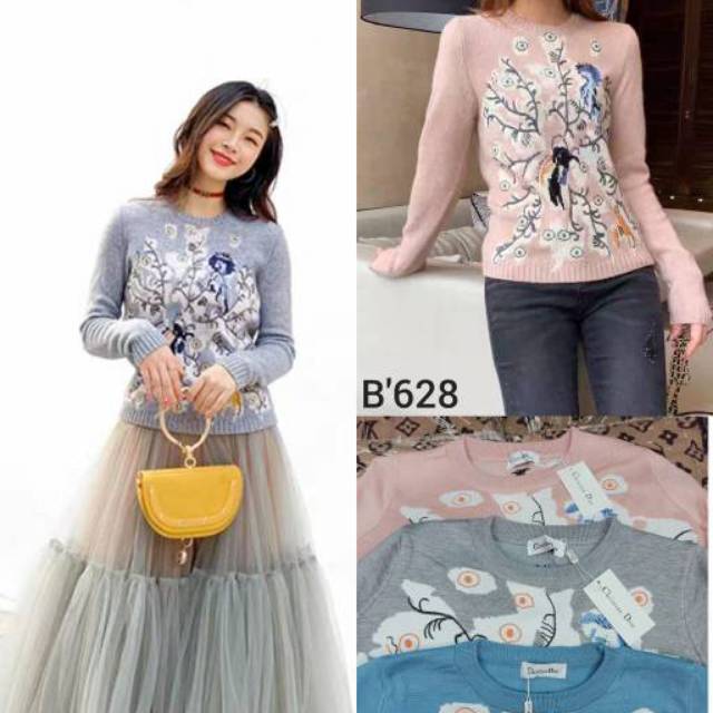 Sweater rajut dior