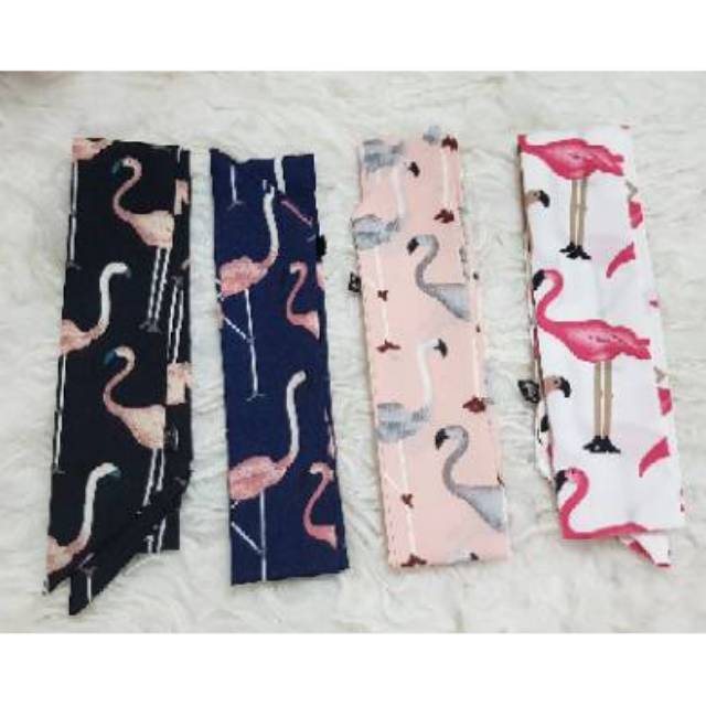 Twilly 2pc pita tas scarf kain lilit tas 1 kain pegangan tas handle tas type FLA