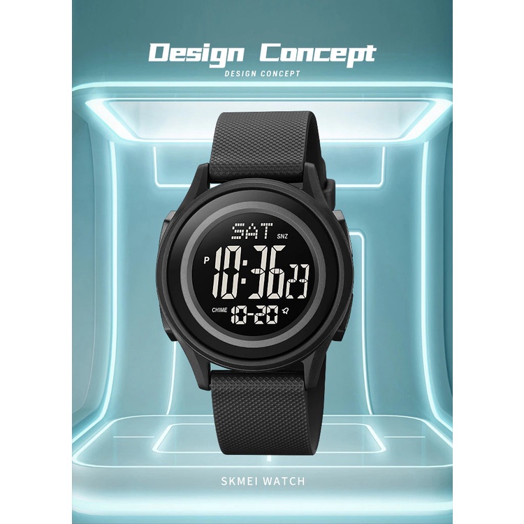 ARS - SKMEI Jam Tangan Digital Pria Strap Silicone - 1893