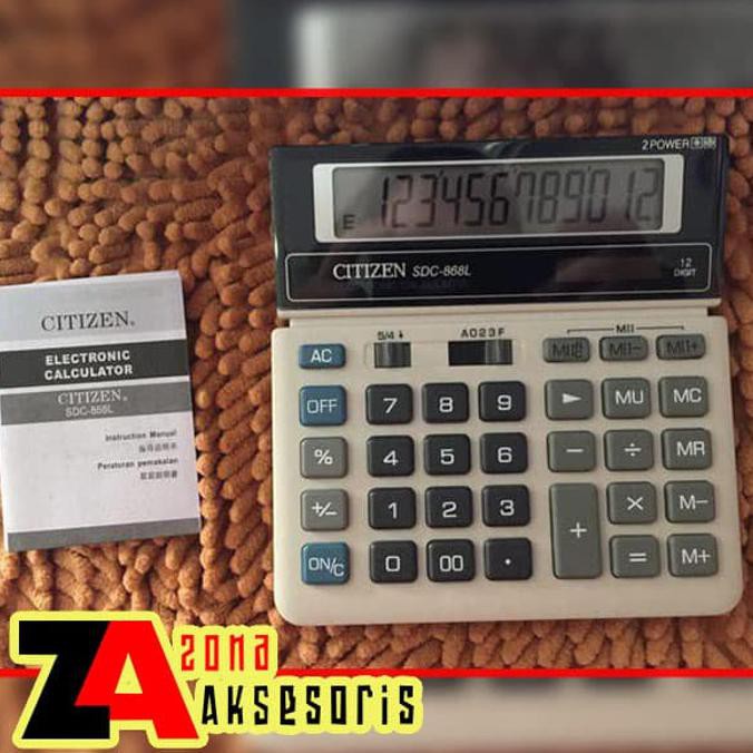 

KALKULATOR CITIZEN UKURAN L KWKT-868 - CUCI GUDANG LHOOO