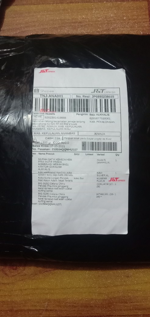 Murah Batik Kemeja Hem Pria Motif Prada Kombinasi Merah Baju Kantor Seragam Alkhalis