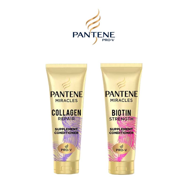 ( ORIDANGROSIR ) Pantene Conditioner Biotin Strenght 70ml / Pantene Miracles Suplement Conditioner C