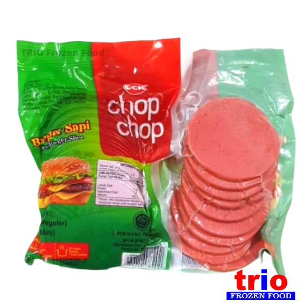 Chop chop daging burger isi 10 250gr