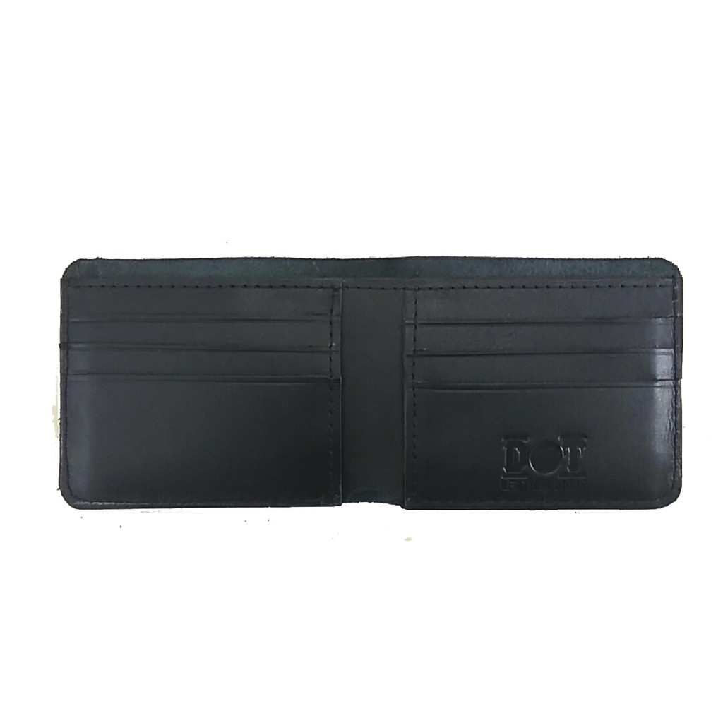 Merino Black | Dompet Kulit Sapi untuk Pria &amp; Cowok - Genuine Leather | DOT LEATHERGOODS x FORIND