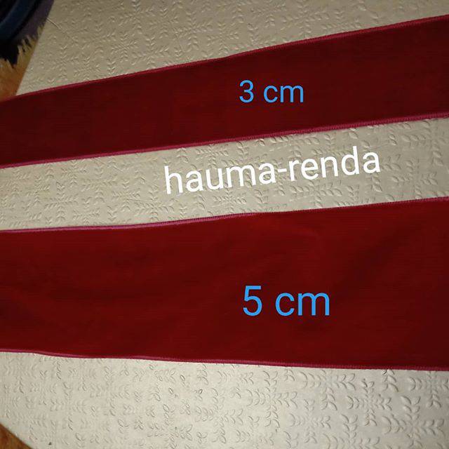 

Pita bludrue merah cabe ukuran 3 cm dan 5 cm 1 yard ( 90 cm )
