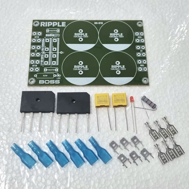 PCB PSU 4 Elco Plus Plus Komponen