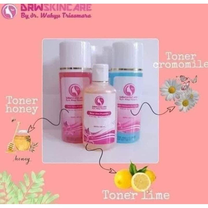 toner pencerah penghilang flek pengencang pori pori BPOM original DRW SKINCARE