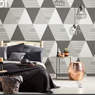 Wallpaper Dinding Kamar  Tidur 45CM x 10M Wallstiker 