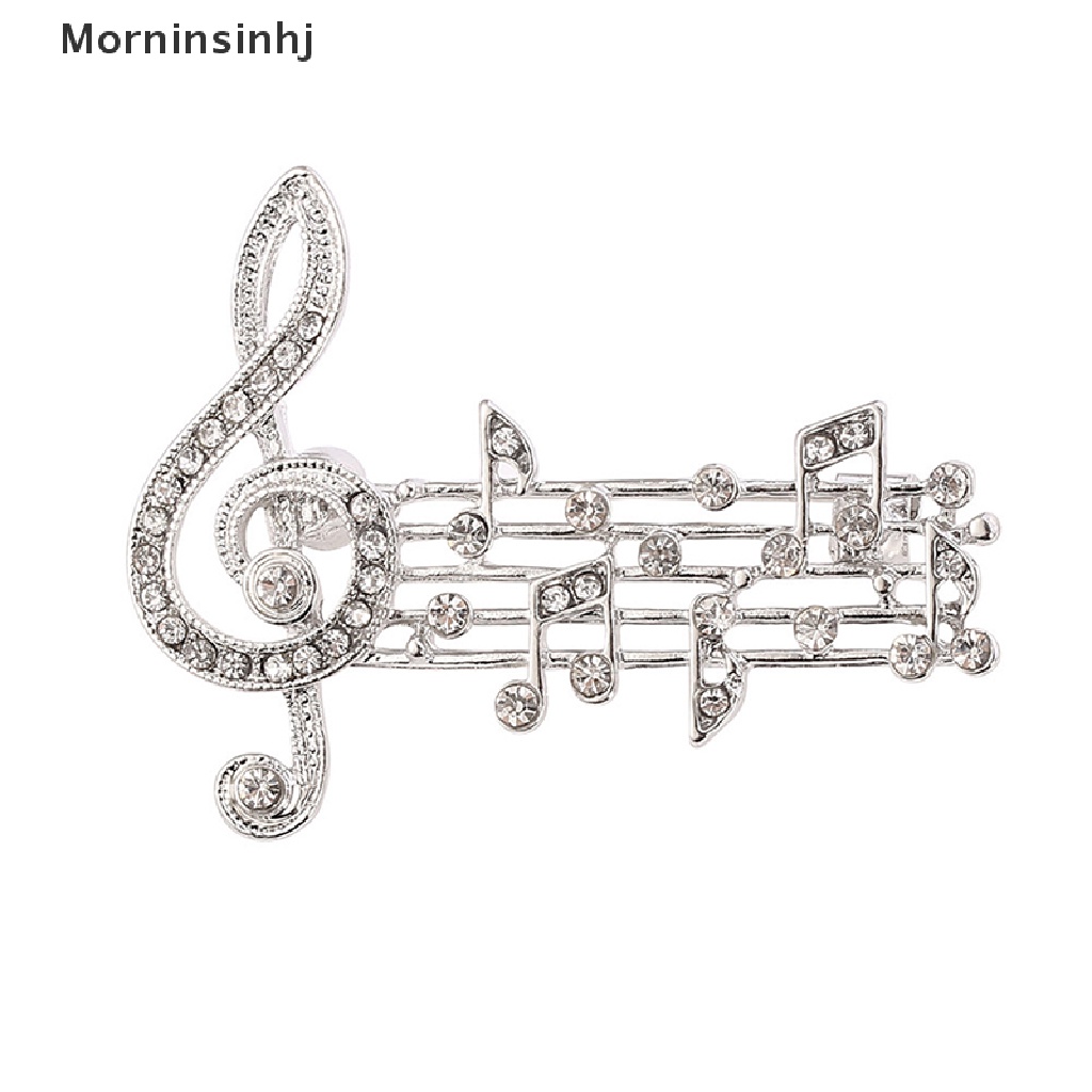 Mornin Musik Note Bros Enamel Pin Untuk Wanita Pria Penyanyi Pesta Perhiasan Hadiah Sweater Korsase Anti Silau Pin id