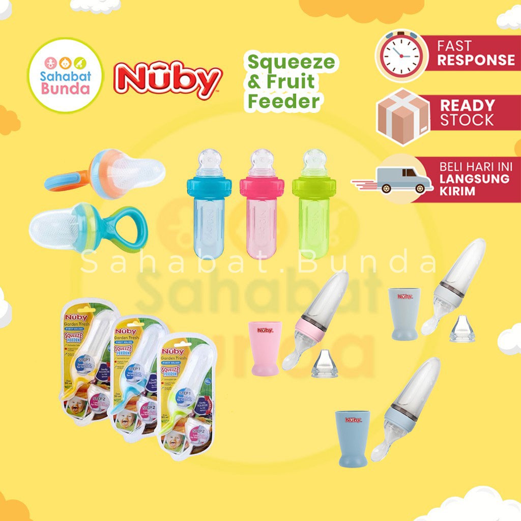 NUBY Squeeze Baby Fruit Feeder Empeng 