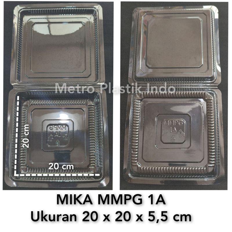Mika Plastik MMPG 1A | Mika Kue Makanan Ukuran 1A