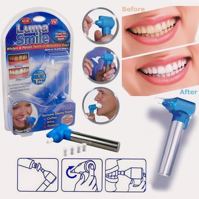 Luma Smile Alat Pemutih Gigi dan Pembersih Noda Gigi