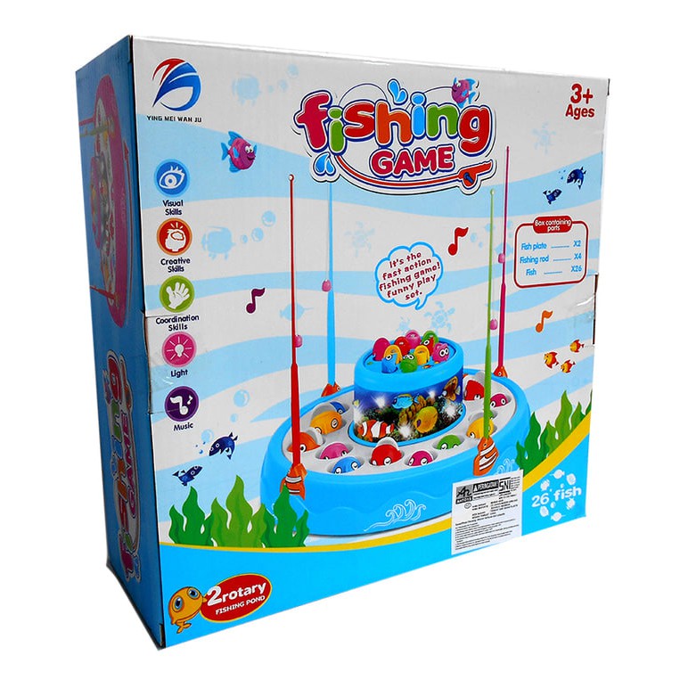 mwn.toys FISHING GAME 26 FISH 8002 - MAINAN ANAK PANCINGAN IKAN