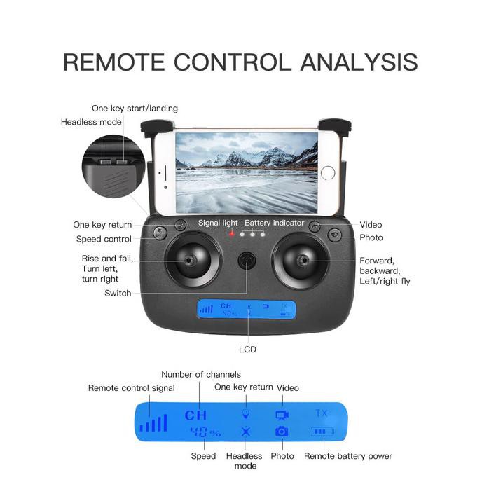 SG901 ZLL 4K UHD DUAL CAMERA WIDE ANGEL FOLDABLE FOLLOW ME DRONE + TAS