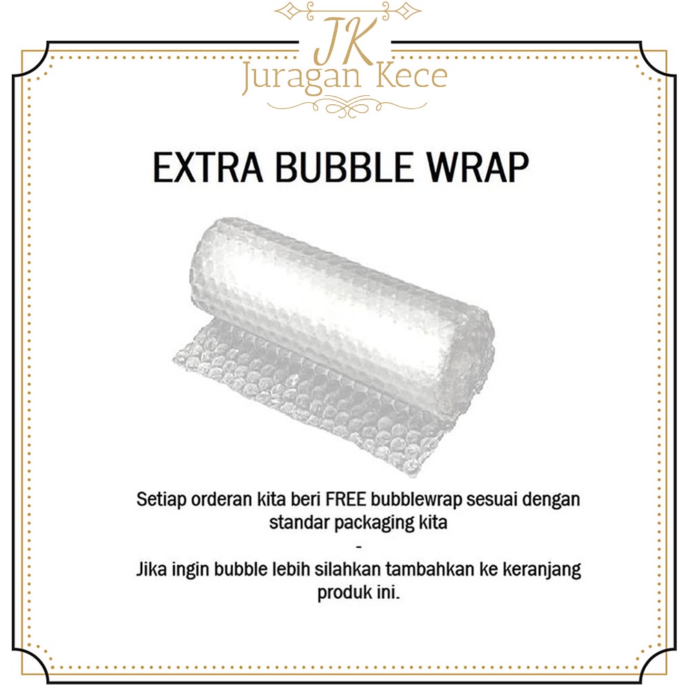 

Extra Bubble Wrap Plastik Untuk Packing Tambahan