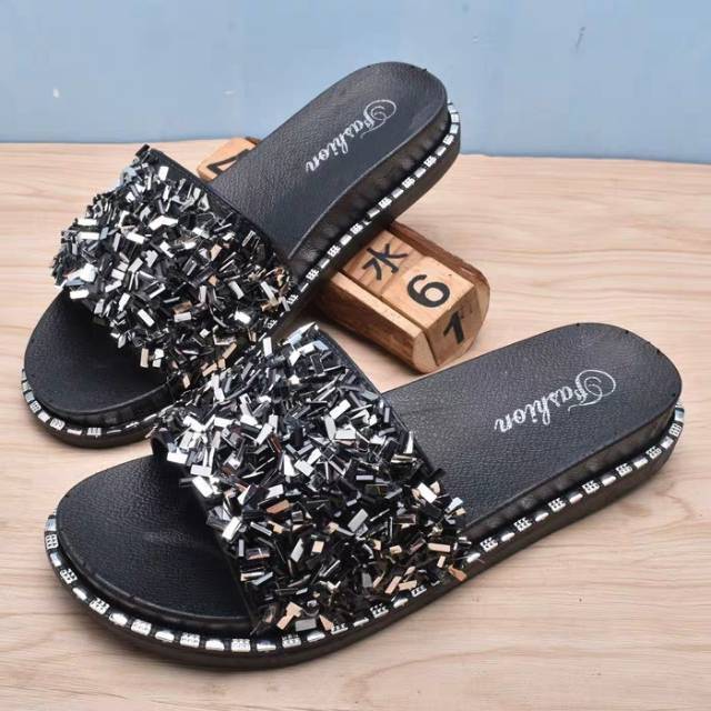  Sandal Wanita Import  1801 3 pasang 1 kg Shopee Indonesia