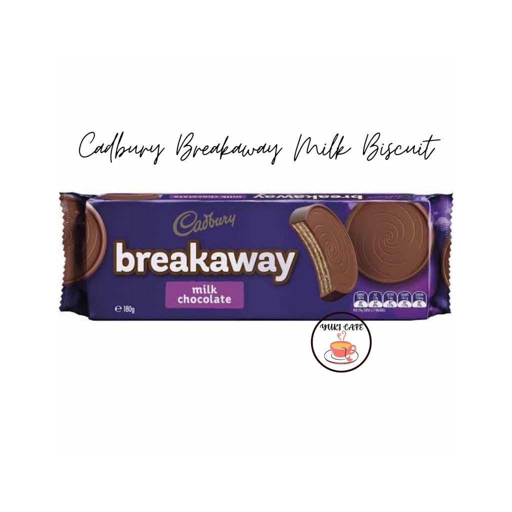 

COKELAT - CADBURY BREAKAWAY MILK BISCUIT