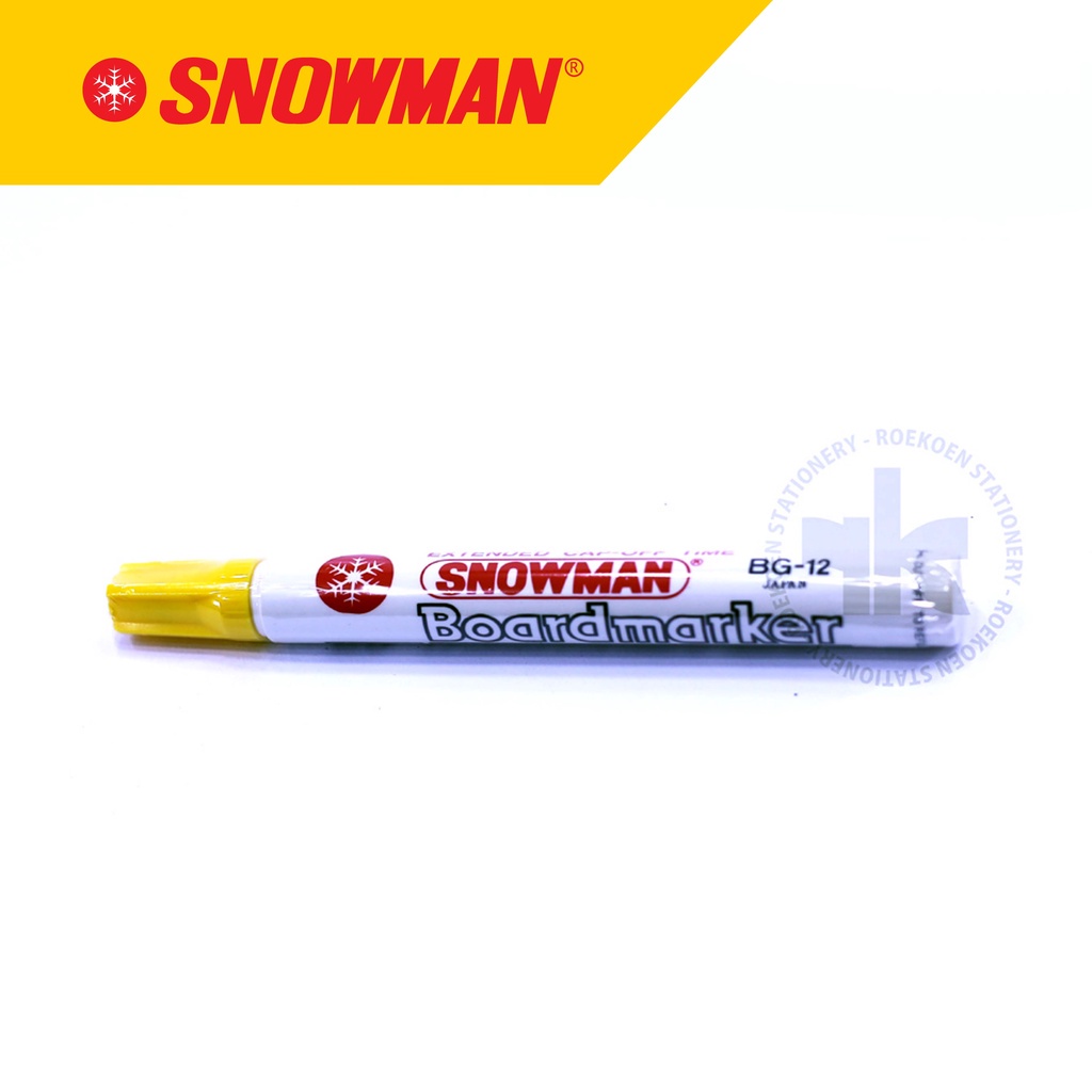 Spidol Whiteboard Marker Snowman BG-12