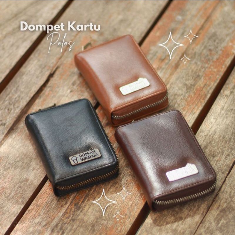 Dompet Kartu Polos Rumah Warna