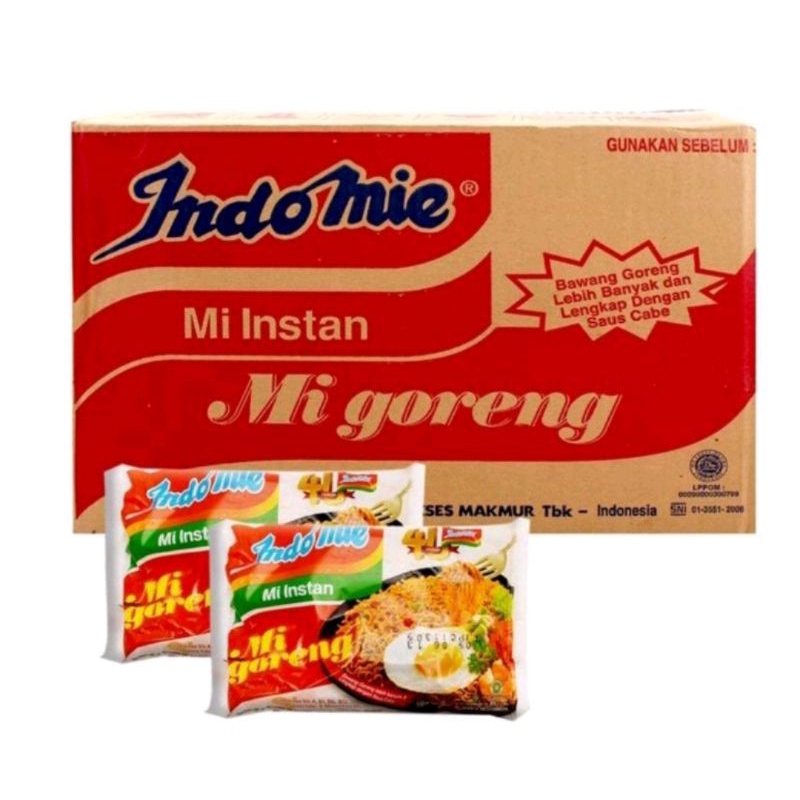 

Indomie goreng 1 dus ( 40 pcs )