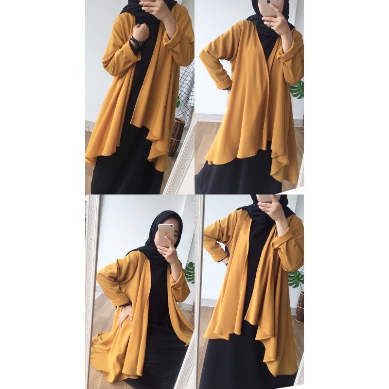 CARDIGAN OUTER IVANA-Mustard
