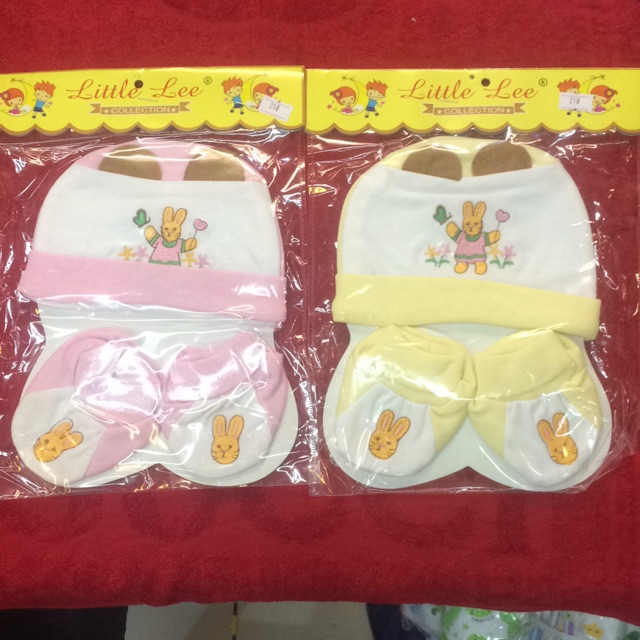 Little Lee Topi kupluk bayi set sepatu