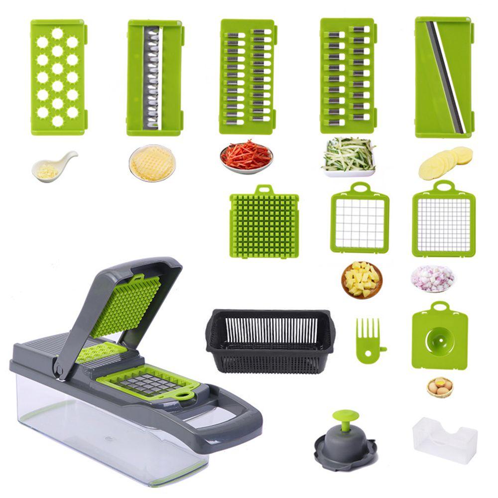 Top Vegetable Slicer Multifungsi Gadget Dapur Alat Buah &amp; Sayur Parutan Lobak