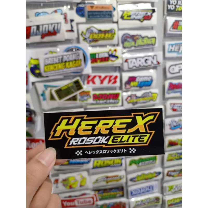 sticker printing HEREX ROSOK ELITE