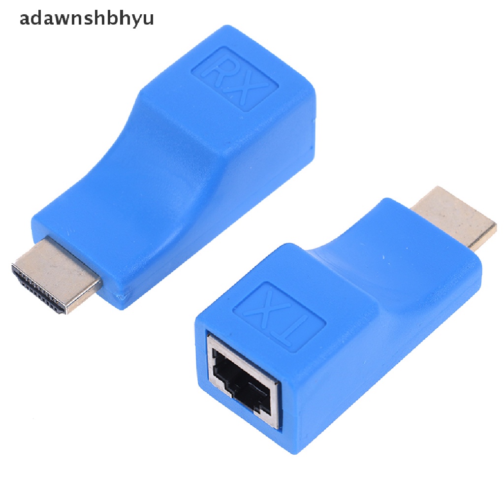 Adawnshbhyu 2Pcs 1080p hdmi extender Untuk rj45 over cat 5e/6jaring lan ethernet amplifier