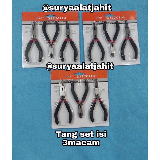 Tang set dapat (3macam) merk SUXIN =rp.45.000/1set (3macam)